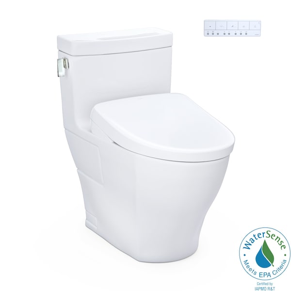 Toto Legato 1.28 GPF One Piece Elongated Toilet, Tornado Flush, CEFIONTECT, EWATER+, PREMIST and Light MW6244736CEFG#01 - main